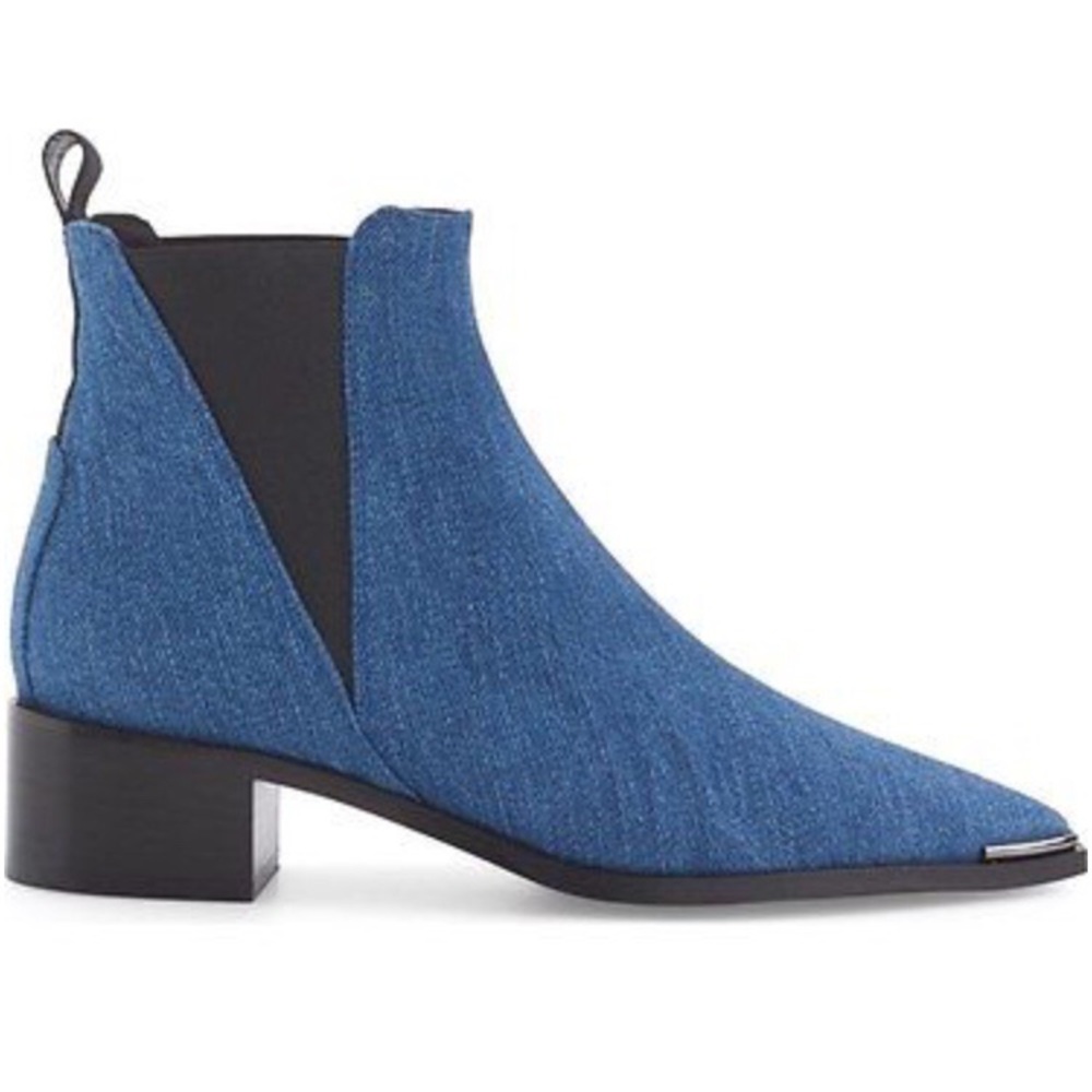 Acne Denim Booties